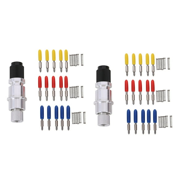 32 Pcs 30/45/60 Degrés Graphtec Cb15 Cb15U Lame de Coupe en Vinyle + Graphtec Cb15 Cb15U Support de Lame, 2 x Support de Couteau 10 x 30° Couteau de Sculpture 10 x 45° Couteau de Sculpture 10 x 60°