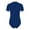 Blue, variant on Men's Short Sleeve T Shirt Romper Press Button Crotch Leotard Bodysuit Nightwear