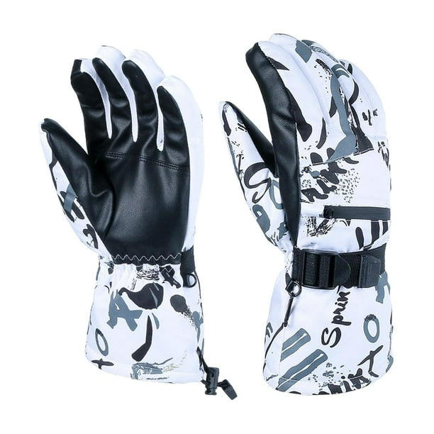 Invierno Impermeable Guantes a Prueba de Viento Nieve í Pantalla Táctil para Acampar - Carta, Sunnimix guantes de esquí de nieve a prueba de agua