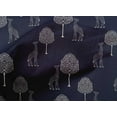 thumbnail image 4 of oneOone Cotton Poplin Fabric Tree & Giraffe Block Print Sewing Fabric BTY 56 Inch Wide, 4 of 4