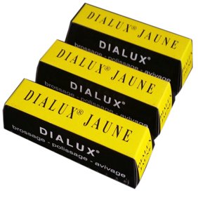 Yellow Rouge Dialux Jewelers Polishing Buffing Compound Polish Jewelry 3 Bars