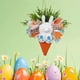 thumbnail image 4 of Fiudx Corona de Conejito de Pascua, Artesanía Artesanal, Materiales Naturales, Decoración Primaveral Versátil, Decoración Festiva para El Hogar, Diseño Ecológico., 4 of 7