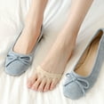 thumbnail image 1 of Calcetines Para Mujer, Calcetines Para El Antepié, Antideslizantes, Suaves Y Elásticos, 6 Pares Para Tacones Altos, 1 of 7