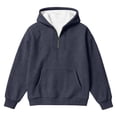 thumbnail image 5 of Boys Waffle Knit Quarter Zip Sweatshirts Fashion Long Sleeve Pullover Tops | Kids Trendy Athletic Casual Sweatshirts,Teen Boy Fall Winter Clothes,Back to School Outfits Cute Sweatshirts for Kids, 5 of 7