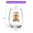 thumbnail image 5 of Hello Fall Schnauzer Football Welcome Autumn with Leaves Pumpkins 15oz Stemless Wine Glass Mug Miniature Schnauzer Dog Lover Wine Glasses Cup - 00012, 5 of 5