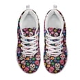 thumbnail image 2 of chaqlin Womens Skull Athletic Shoes Size 8.5 Breathable Lace Up Running Sneakers Flower Slip-on Walking Shoes Outdoor Training Flats, 2 of 7