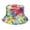 Red, variant on Bucket Hats Painted Tie Dye Fisherman Hat for Men and Women Double Wear Fashion Leisure Outdoor Sun Sunshade Hat Red