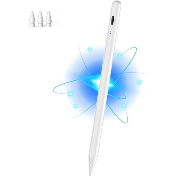 Stylus Pen for iPad 6th-11th Generation-2X Fast Charge Active Pencil Compatible with 2018-2025 Apple iPad Pro 11"/12.9"/M4, iPad Air 3/4/5/M2/M3,iPad Mini 5/6 Gen