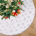 thumbnail image 1 of Falda para árbol de Navidad QueenDream, piel sintética blanca, 90 cm, 1 of 7
