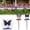 B1_2pc Red White Blue 15.74", variant on ERTZAE Patriotic Garden Stake,11.82" Standing Soldier Silhouette Yard Sign,4Th Of July Decorations Outdoor,Usa Lawn Porch Yard Sign,Red White Blue Independence Anniversary Memorial Day Decor