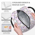 thumbnail image 3 of Disketp Purple Rabbit Bolsa Térmica para Almuerzo, Lonchera con Abertura Amplia y Gran Capacidad, Organizador Reutilizable para Mujeres, Hombres y Adultos, 3 of 6