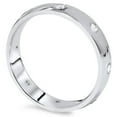 thumbnail image 2 of Pompeii 14K White Gold 3mm 1/4ct Diamond Bezel Eternity Wedding Ring (G/H,SI), 2 of 4
