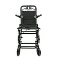 thumbnail image 3 of WETS Lightweight Foldable Manual Wheelchair - Transport Chair for Adults & Elderly, Suitable for Narrow Doorways, Travel-Friendly, Supports up to 220lbs, with Pull Bar for Easy Mobility AA, 3 of 7