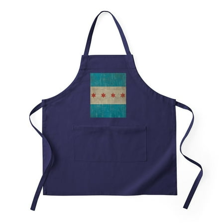 

CafePress - Vintagechicago Apron (Dark) - Kitchen Apron with Pockets Grilling Apron Baking Apron