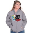 thumbnail image 3 of Smurfs Cute Smurfette How About a Hug Zip Hoodie Sweatshirt Women Brisco Brands S, 3 of 6