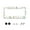 design-3, variant on Watercolor Palm Tree Beach License Plate Frames for Women Men Car Plate Holder Cover Metal Tag Aluminum Car Accessories Front Rear Plate Decor