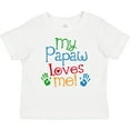 thumbnail image 3 of Inktastic My Papaw Loves Me Boys or Girls Baby T-Shirt, 3 of 5