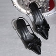 thumbnail image 4 of Correas de Tacón para Tacones Altos Bombas de Cuero Patentado con Correa Ajustable Y Tacón Esculpido de 5 cm para Oficina, Bodas O Noches de Fecha Tacones Cojines para Tacones Altos, 4 of 9