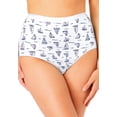 thumbnail image 2 of Comfort Choice Plus Size Full Coverage Cotton Brief 10-Pack, 2 of 6
