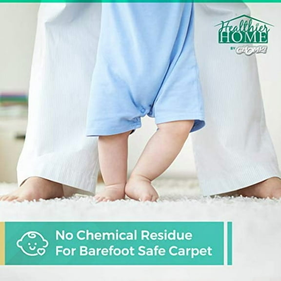 CHOMP! Professional Carpet Steamer Concentrate: 5X Stain Remover & Deodorizer Healthier Home Cleaner Protector Rugs Upholstery Cars Pet Odors 32 FL OZ.