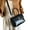 Black, variant on Fashion Womens Handbag with Top Handle Turn Lock Closure Versatile Simple Solid Color Flap Crossbody Shoulder Bag Purse