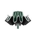 thumbnail image 1 of Soidarity Paraguas de mujer impermeable 3 pliegues portátil al aire libre sol lluvia vinilo reflectante sombrilla 10 costillas protector solar Personal carpas Verde Soidarity OD029055-08, 1 of 6