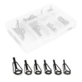 thumbnail image 4 of Cergrey Fishing Rod Tips Replacement Kit,40pcs/Box Fishing Rod Tip Repair Kit Stainless Steel Ceramic Ring Guide Rod Tip Replacement Kit,Ceramic Ring Guide, 4 of 8