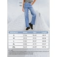 thumbnail image 4 of EMMIOL Women's Baggy Boyfriend Jeans Y2K Trendy Stretchy Mid Rise Wide Leg Loose Fit High Waisted, 4 of 6