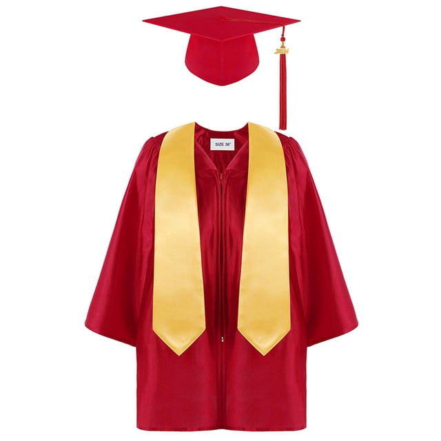 kurtrusly Cloth Toddler Graduation Gown With Tassel For Kids In Kindergarten Graduation Gifts Graduations Cap B