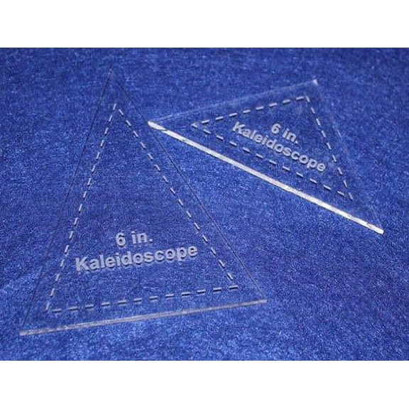 2 Pc Kaleidoscope Set - 1/8" for 6" Finished Square W/seam Allowance