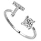 thumbnail image 4 of Jumpingount Anillo abierto con letra mayúscula, anillos elegantes seguros, fiesta de viaje, oficina, maquillaje decorativo, joyería, regalo de Type1 NO1, 4 of 5