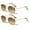 2 Brown, variant on 2 Pairs Classic Tear Drop Metal Reading Sunglasses - UV Protection Tinted Reader - NOT bifocal. +1.50