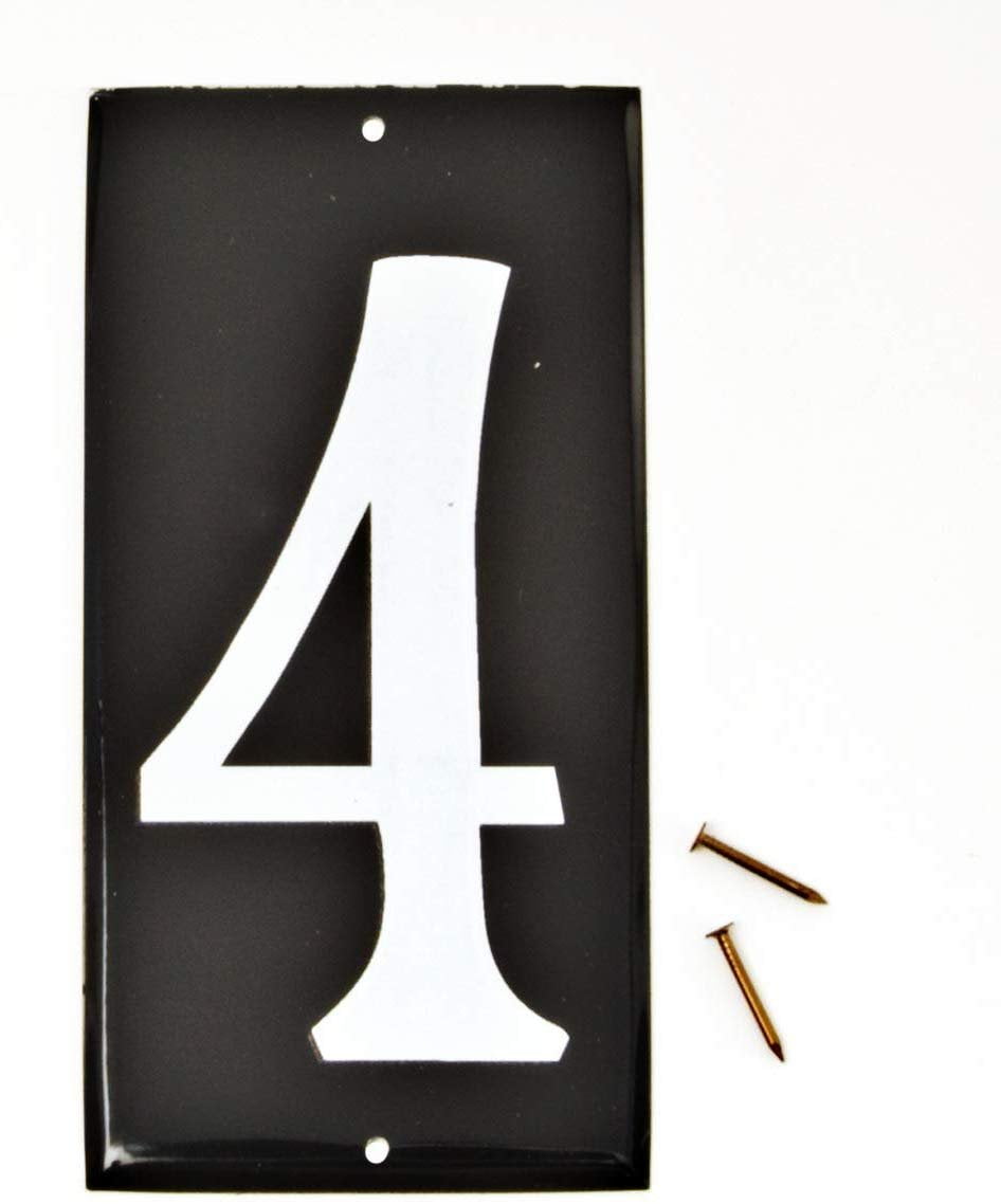 Hy Ko Products CA 25 4 Aluminum House Number 4 FOUR 3 5 High Black hy-ko-products-ca-25-4-aluminum-house-number-4-four-3-5-high-black