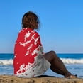 thumbnail image 4 of Yibo Red Bloody Blots and Splatters Beach Towels, Quick Dry Swimmers Sand Proof, 4 of 8