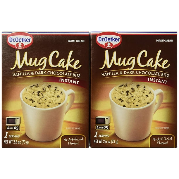 Dr Oetker Cake Mug Bits Vanilla Extra chocolate, 2.6 oz