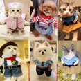 thumbnail image 2 of Disfraces de primavera y otoño para mascotas, gatos, perros pequeños, ropa divertida y linda, de pie, transformada en tres dimensiones, para Halloween, 2 of 5