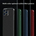 thumbnail image 2 of Personality Handsome Light Thin Carbon Fiber Pattern PC Phone case for iPhone 14 13 12 11 X XS XR Pro Max Plus Unique Comfortable Cool Shockproof Back Cover(Red Black,12 Pro max), 2 of 8
