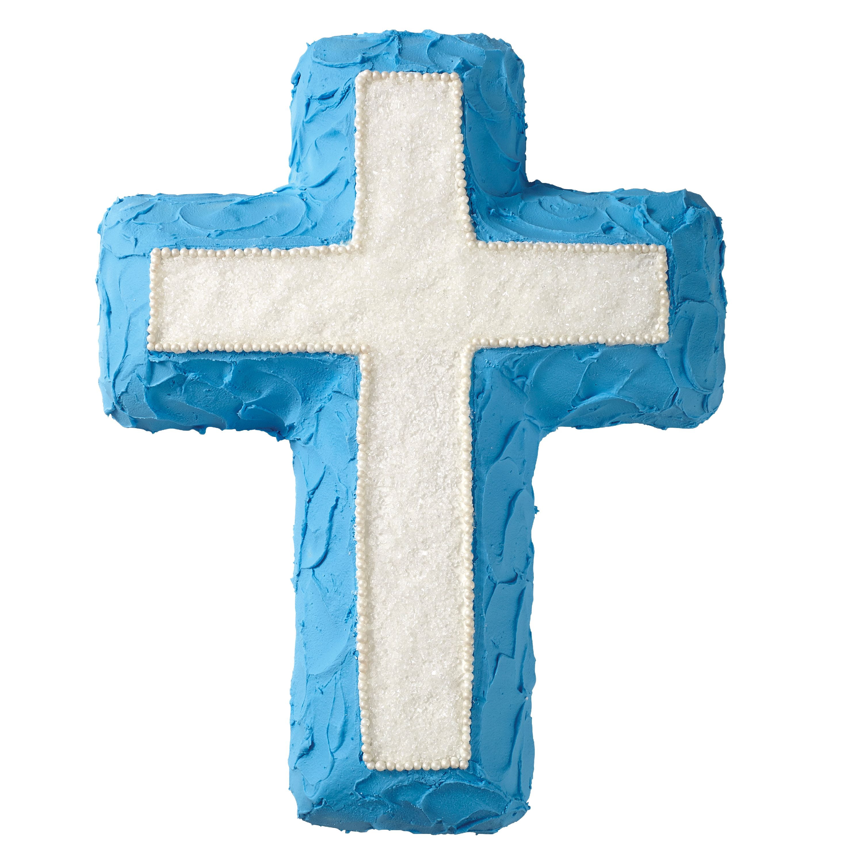 Wilton Cross Shaped Baking Cake Pan for Baptisms Communions Easter Walmart