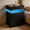 Black, variant on SAYGOGO White Nightstand with LED Lights, 4-Drawer Night Stand with Acrylic Panel, Modern Bedside Table for Bedroom, Living Room