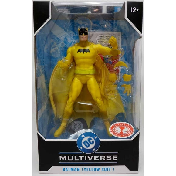DC Multiverse Detective Comics 7 Inch Action Figure Exclusive - Batman Yellow Suit Red Platinum