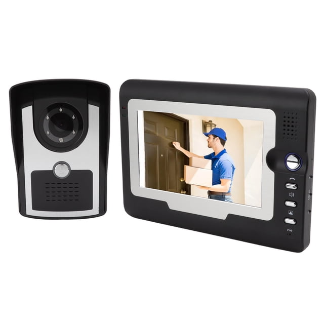 Timbre Inteligente Para El Hogar, Timbre Inteligente Con VideoPortorto HD, Timbre Inteligente, Cámara Con Cable Y Pantalla Tft Lcd de 12 Campanas para Villas de Lujo, Muebles para