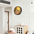 thumbnail image 6 of Voice Activated Clock with Glow Light 12 Inch Large Silent Wall Clock Battery Operated for Home Decor Happy Small Dog and Cat, 6 of 8