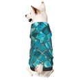 thumbnail image 1 of Fotbe Square Glass Mosaic Sudadera con Estampado para Perros Pequeños – Suéter con Capucha para Mascotas, Tela Suave de Forro Polar con Bolsillo-X-Small, 1 of 7