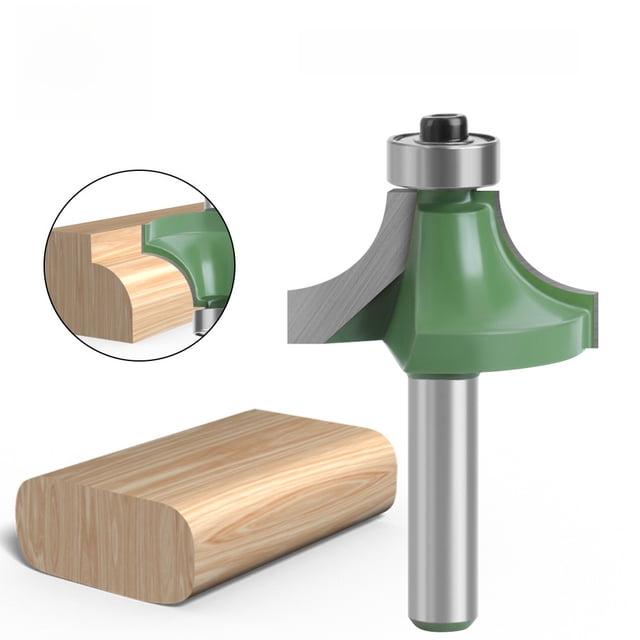 8-Piece Woodworking Router Bit Set with Rounded Corners – High-Quality Slotting, Edge Trimming & Carving Tools for Beginners & Pros, Heavy-Duty Durable Construction, 28.6mm Shank, Export-Grade