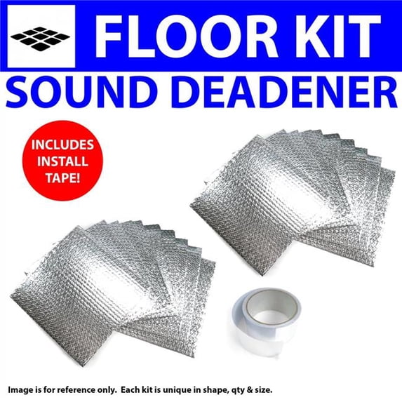 Zirgo High Performance Cooling Products Heat & Sound Deadener for Camaro 1967-1969 Floor Kit Plus Seam Tape 27189CM2