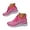 Rose Red, variant on Women's Sparkly Wedding Sneakers - Glittery Bling Dressy Shoes for Bride with Breathable Wedge Heel
