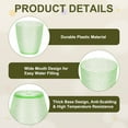 thumbnail image 3 of Uxcell Clear Plastic Reusable Drinking Glasses, 9.8oz Hobnail Drinking Glasses Set Plastic Water Cup Unbreakable Stackable for Beer Cocktail Water Juice Whiskey(Green, 2Pcs), 3 of 7