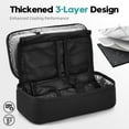 thumbnail image 5 of Insulin Cooler Travel Case, Large Tsa Approved Medication Organizer Bag, 4 Ice Packs, Black, 9”x4.7”x3.14”, 5 of 8