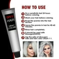 thumbnail image 6 of Gray Hair Dye,Light Gray Color Unisex Fashion Dye Cream for Straight, Curl Hair, 3.38 fl oz, 6 of 8