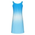 thumbnail image 5 of Edvintorg Womens Summer Dresses Beach Casual Tshirt Tank Dress Gradient Printing Sleeveless Loose Flowy Sundresses, 5 of 6